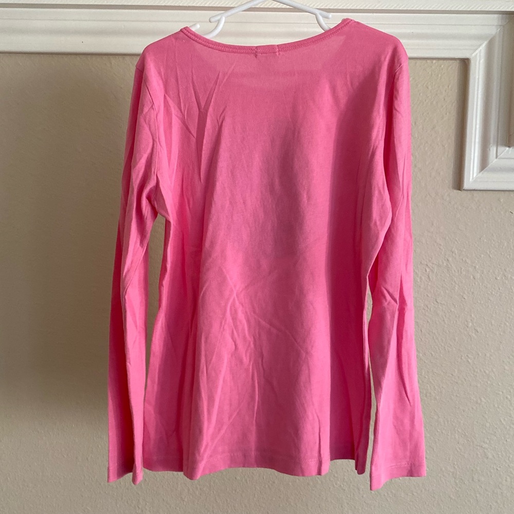 Girls J. Crew Crewcuts Smiley Face Sequin Tee - Picture 6 of 8
